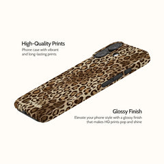 Amber Leopard - iPhone 16 Case
