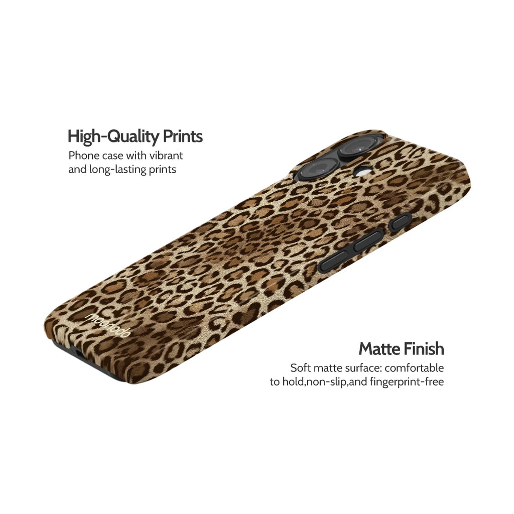 Amber Leopard - iPhone 16 Case