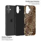 Amber Leopard - iPhone 16 Plus Case