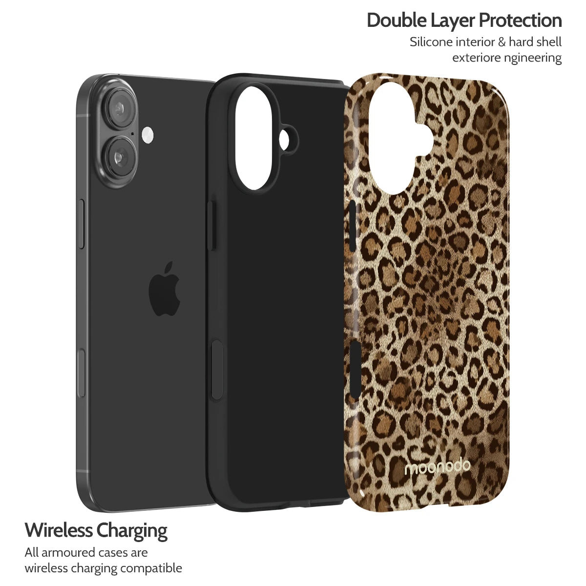Amber Leopard - iPhone 16 Plus Case