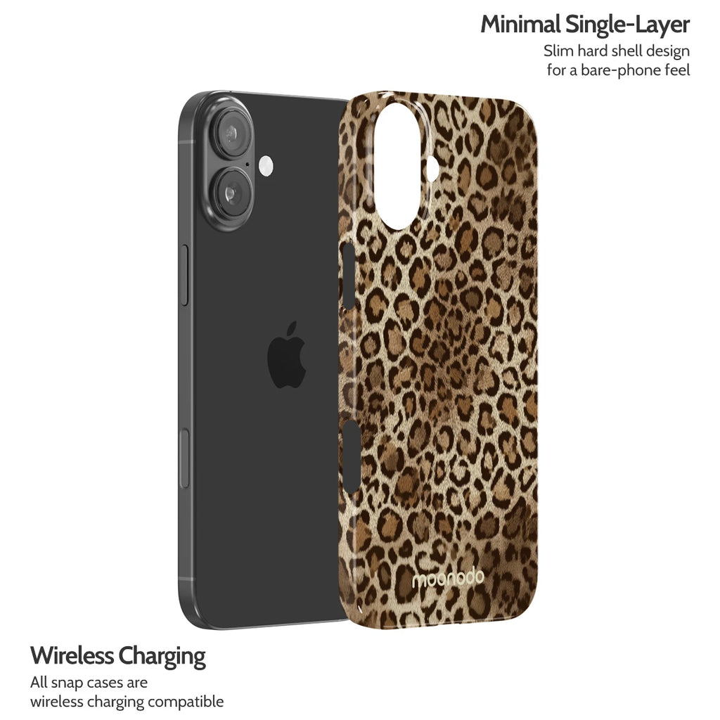 Amber Leopard - iPhone 16 Plus Case