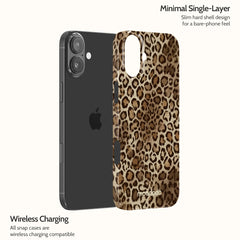 Amber Leopard - iPhone 16 Plus Case