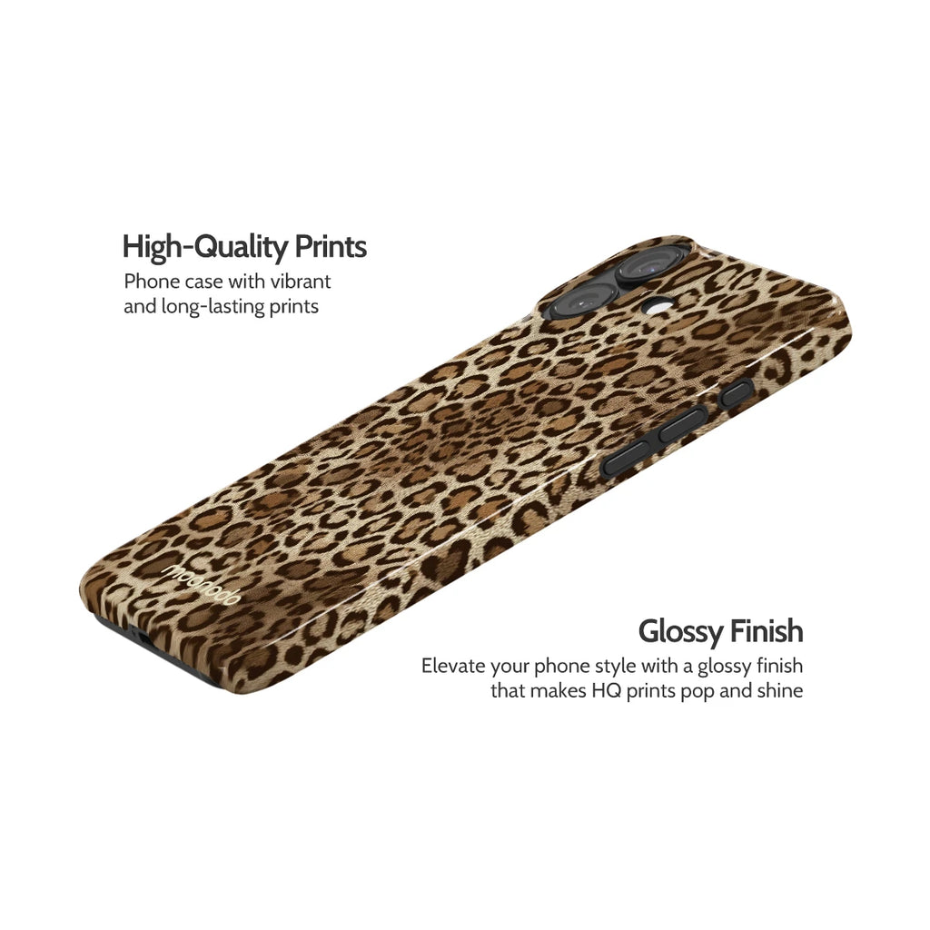 Amber Leopard - iPhone 16 Plus Case