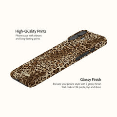 Amber Leopard - iPhone 16 Plus Case
