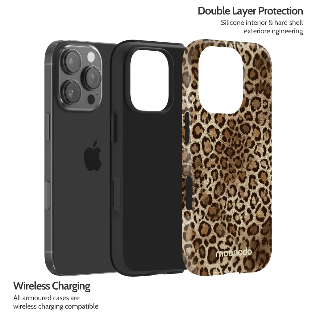 Amber Leopard - iPhone 16 Pro Case