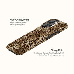 Amber Leopard - iPhone 16 Pro Case