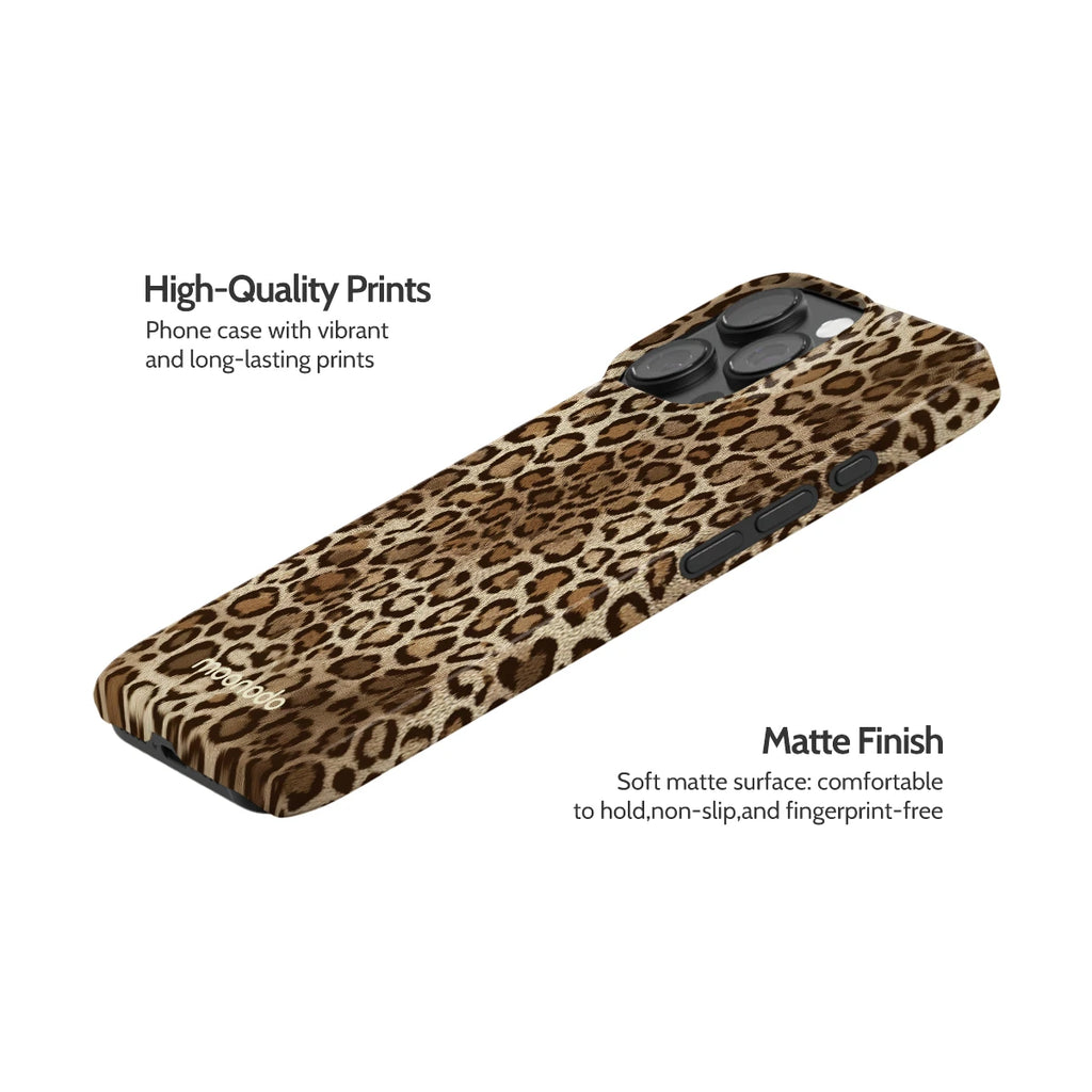 Amber Leopard - iPhone 16 Pro Case