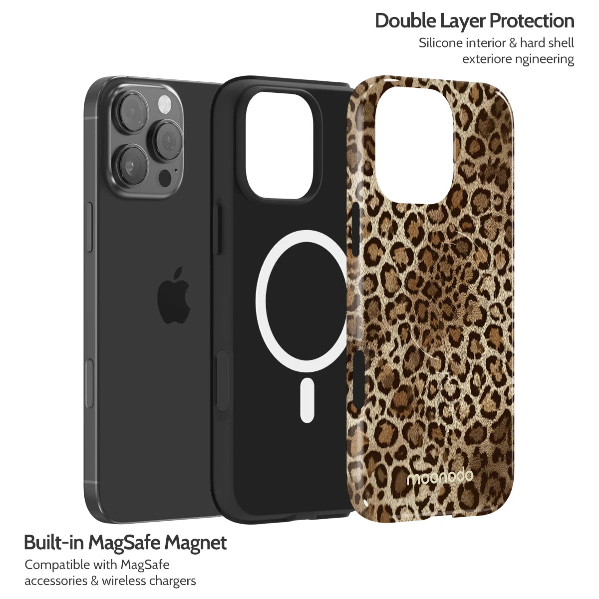 Amber Leopard - iPhone 16 Pro Max Case