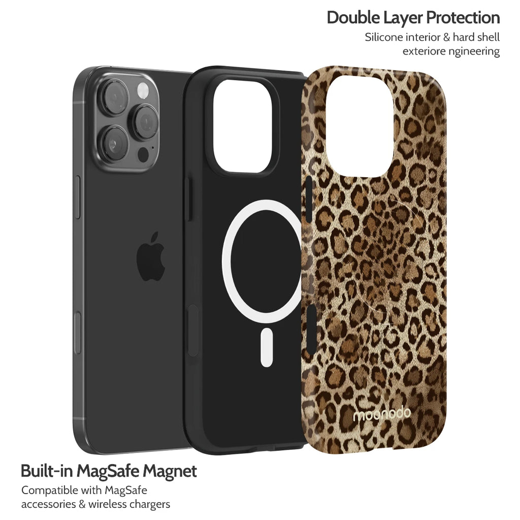 Amber Leopard - iPhone 16 Pro Max Case