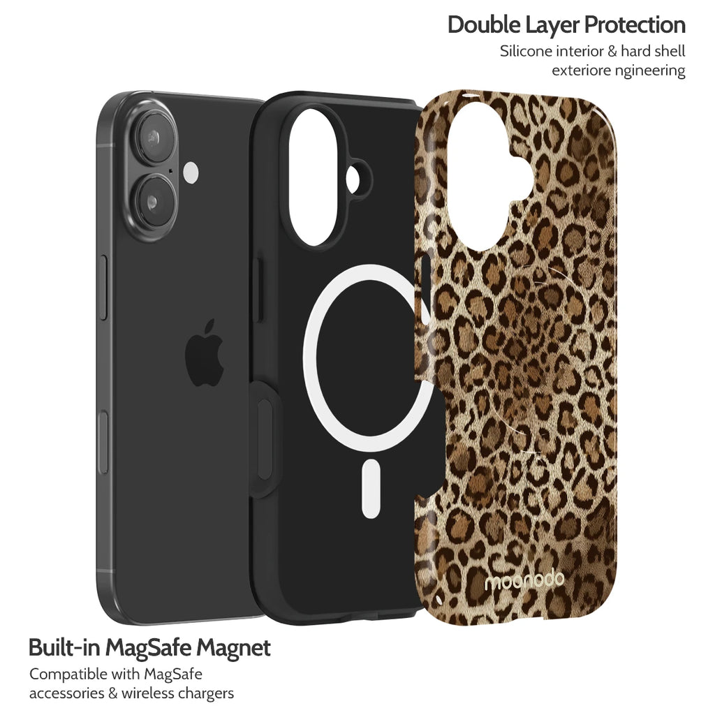Amber Leopard - iPhone 17 Case