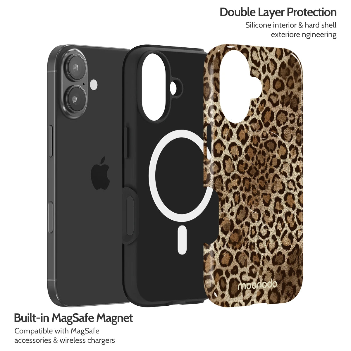 Amber Leopard - iPhone 17 Case