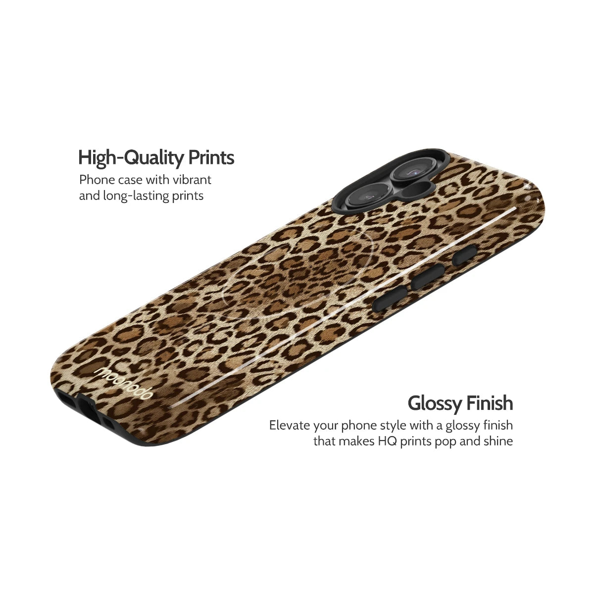 Amber Leopard - iPhone 17 Case