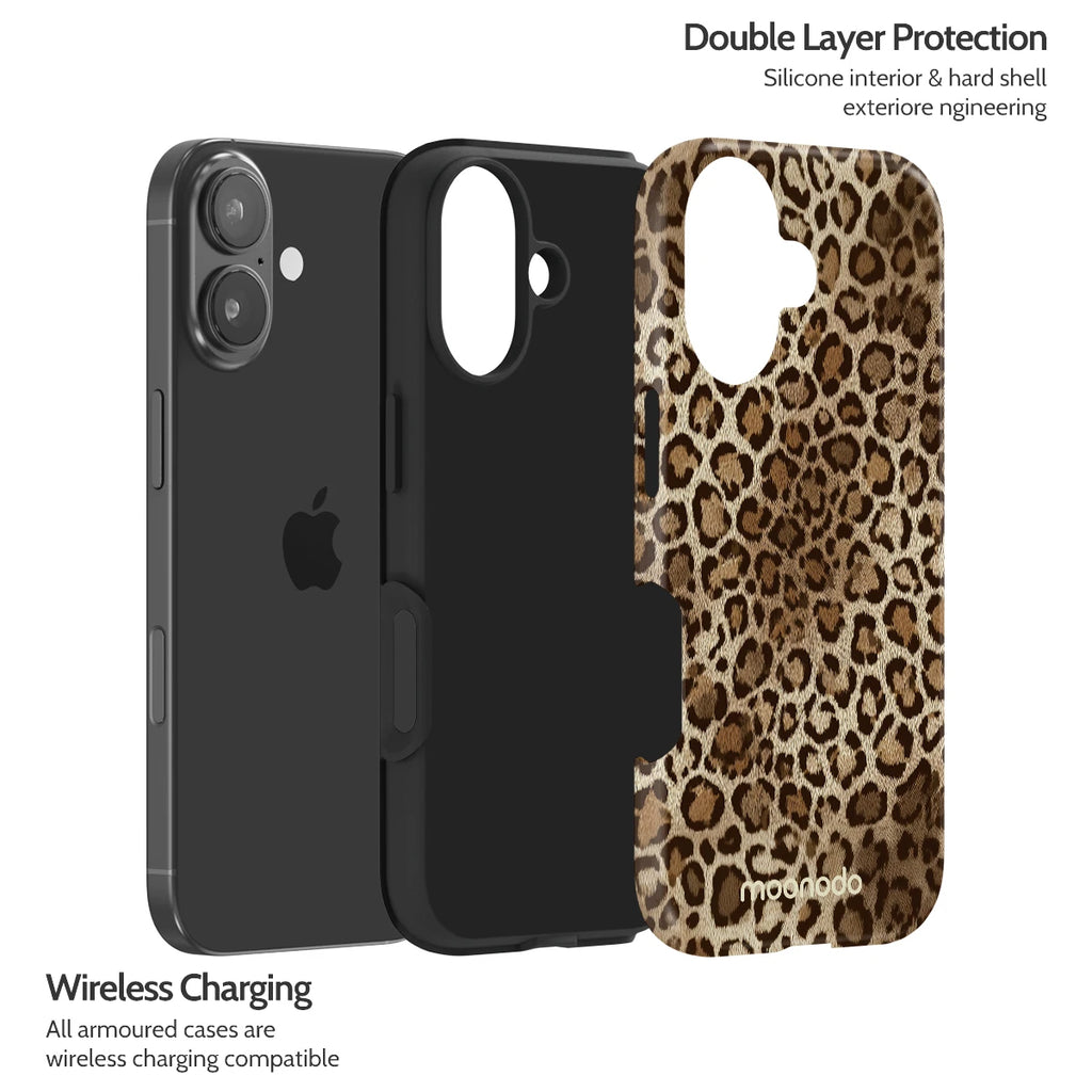Amber Leopard - iPhone 17 Case