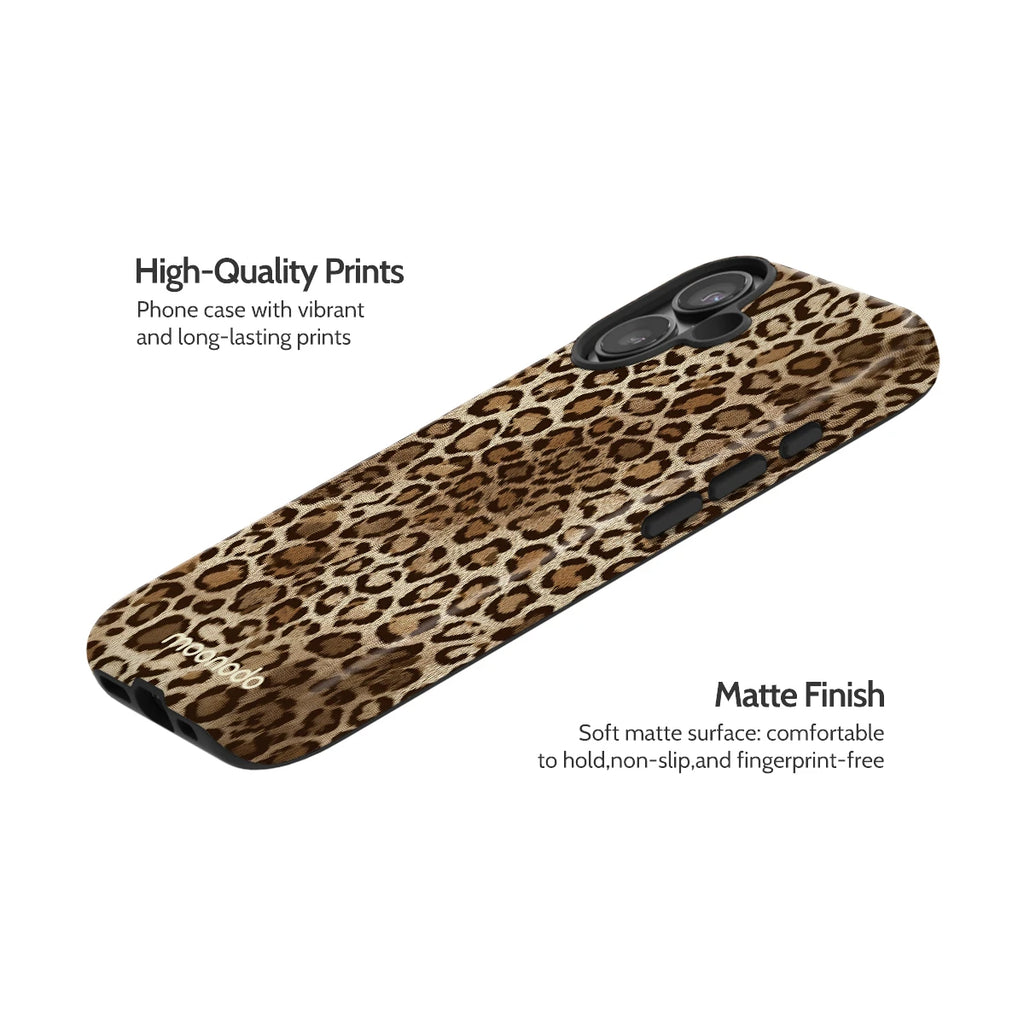 Amber Leopard - iPhone 17 Case