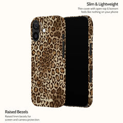Amber Leopard - iPhone 17 Case