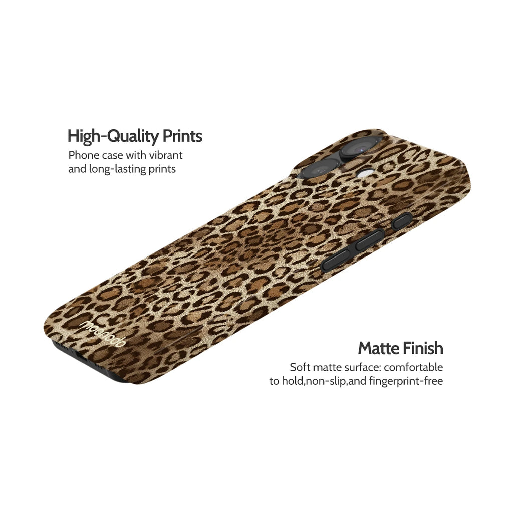 Amber Leopard - iPhone 17 Case