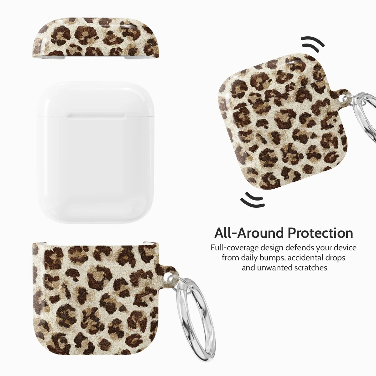 Oatmeal Safari - AirPods 1 & 2 Case