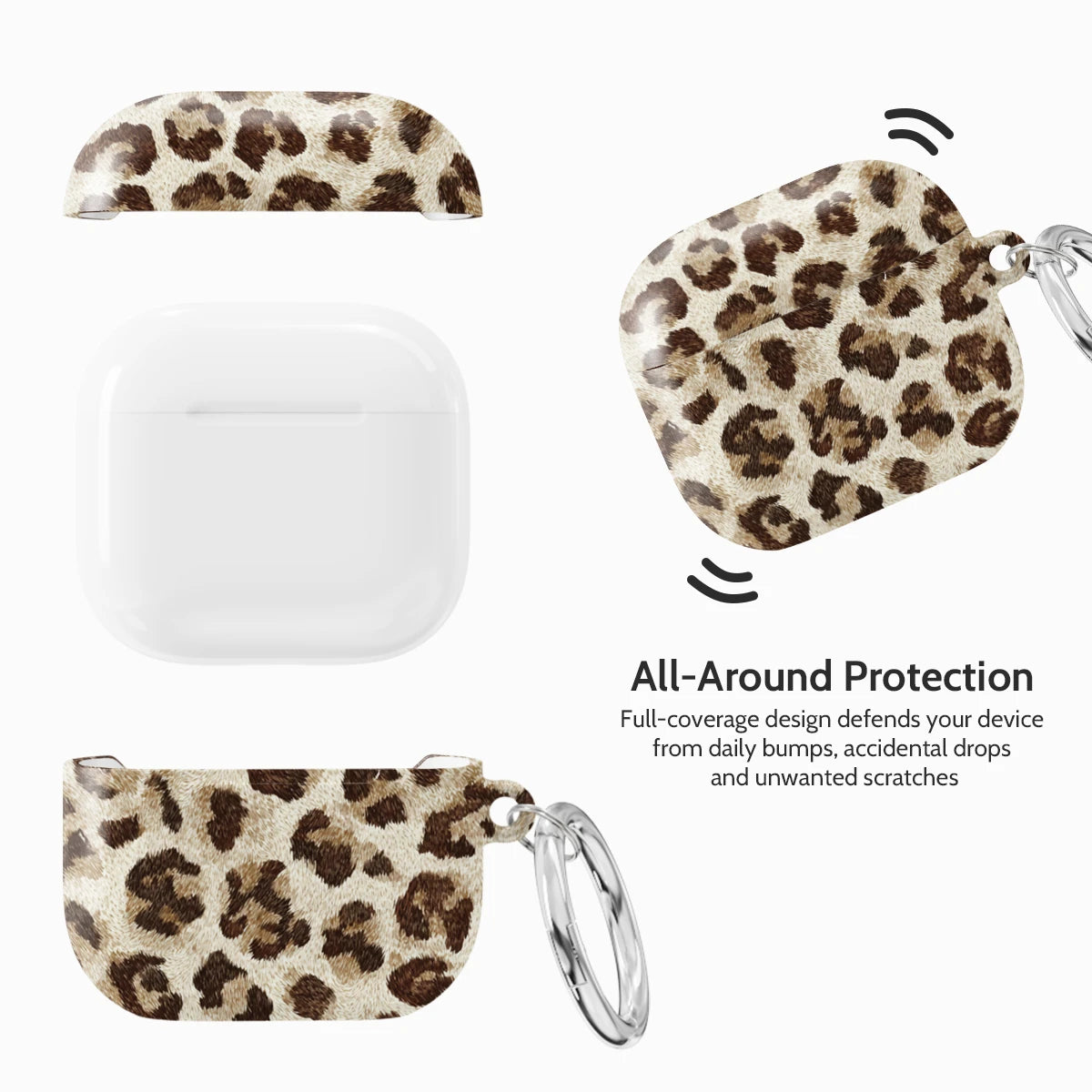 Oatmeal Safari - AirPods 4 Case