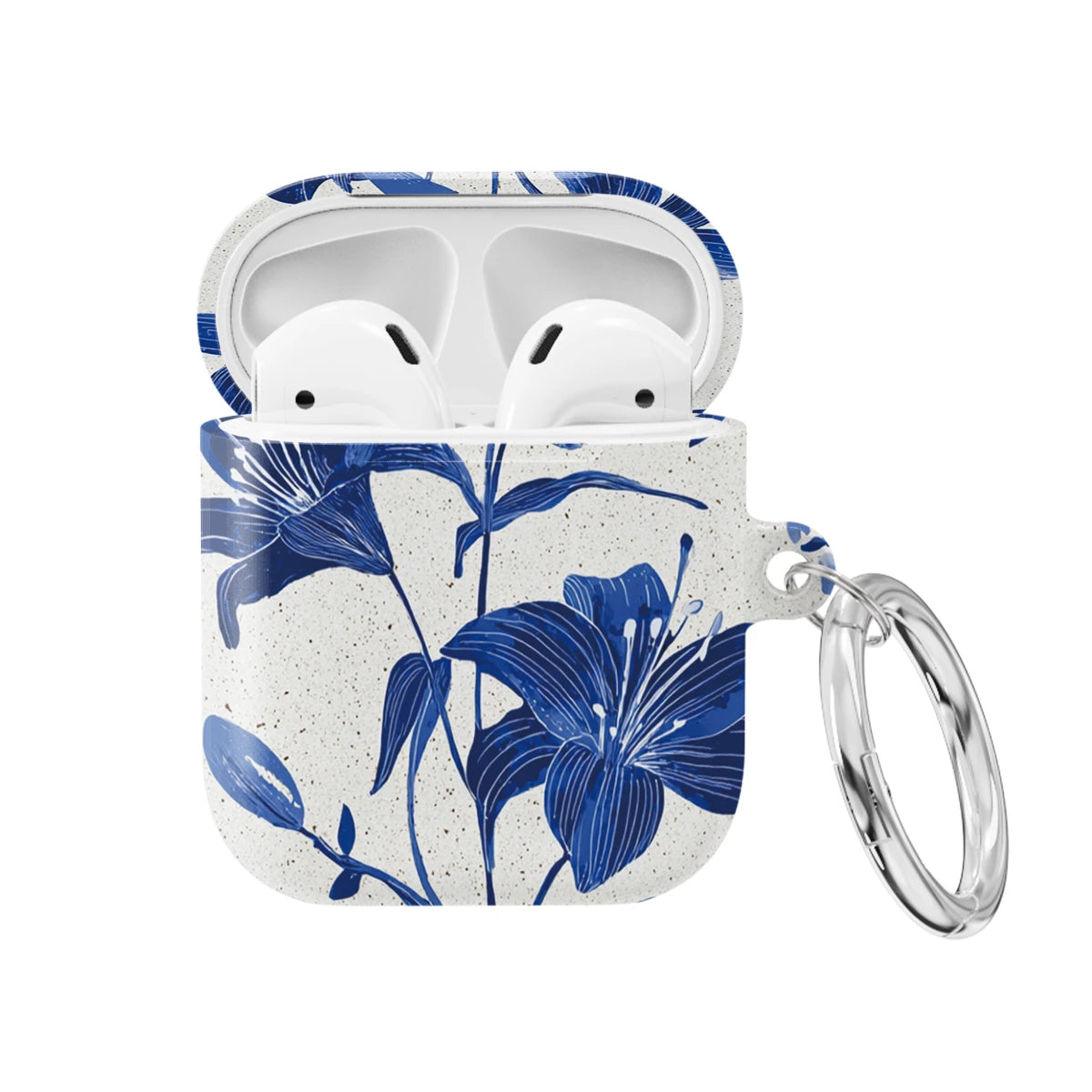 Cerulean Lily - AirPods 1 & 2 Case