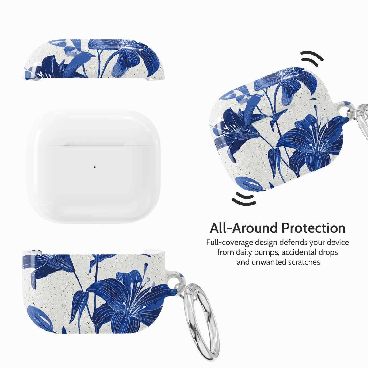 Cerulean Lily - AirPods 3 Case