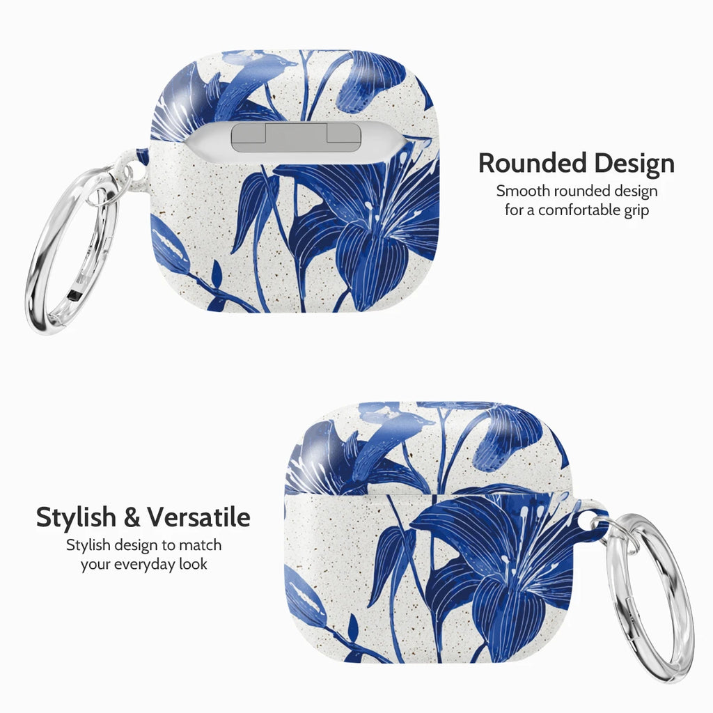 Cerulean Lily - AirPods 4 Case