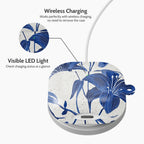 Cerulean Lily - AirPods 4 Case