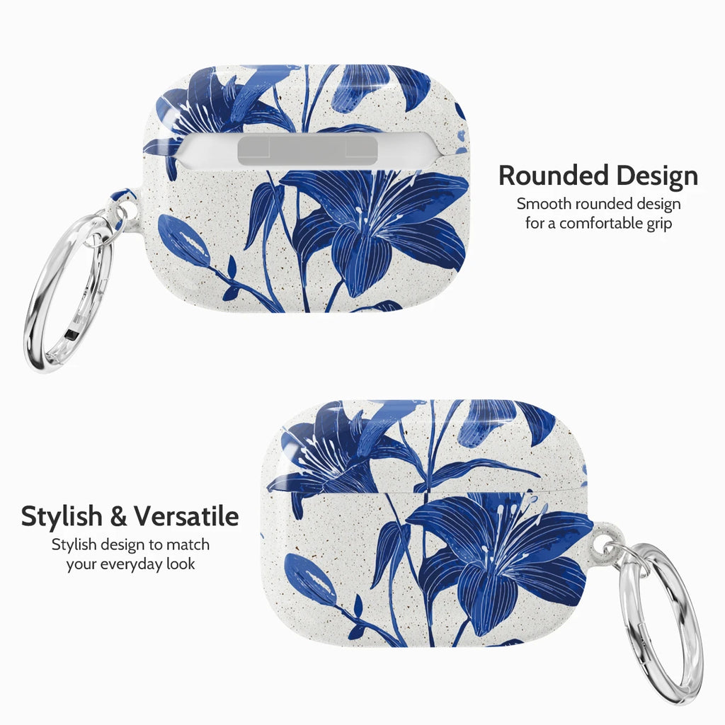 Cerulean Lily - AirPods Pro 1 Case
