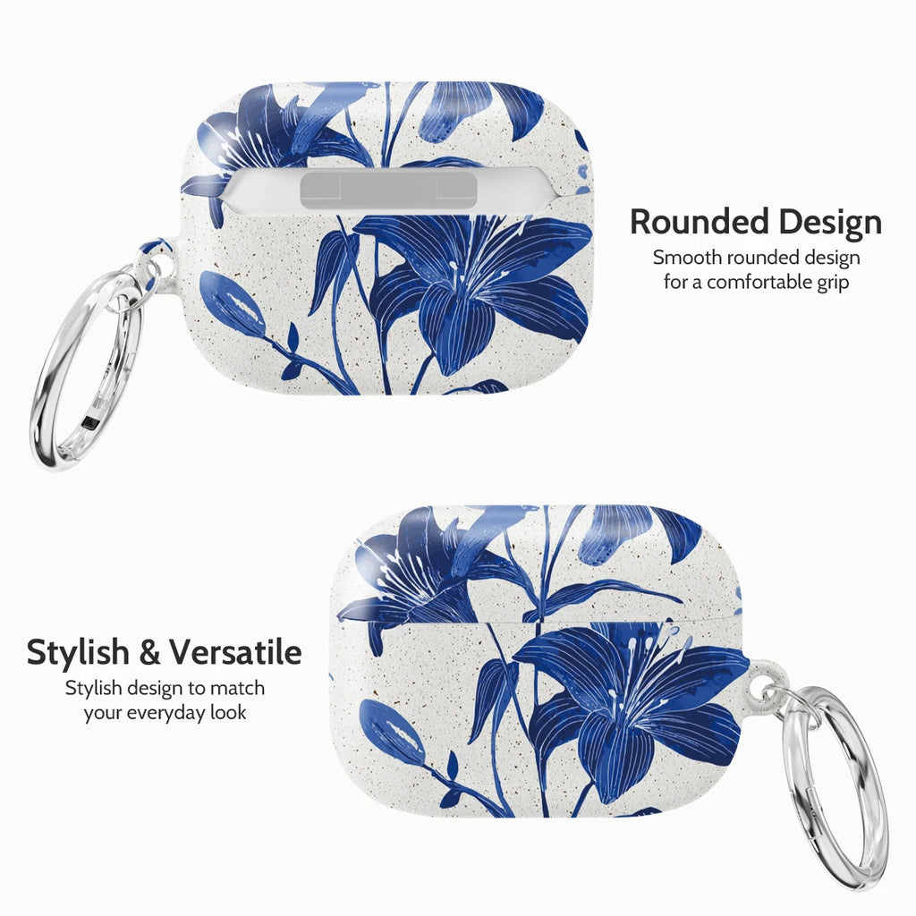 Cerulean Lily - AirPods Pro 1 Case