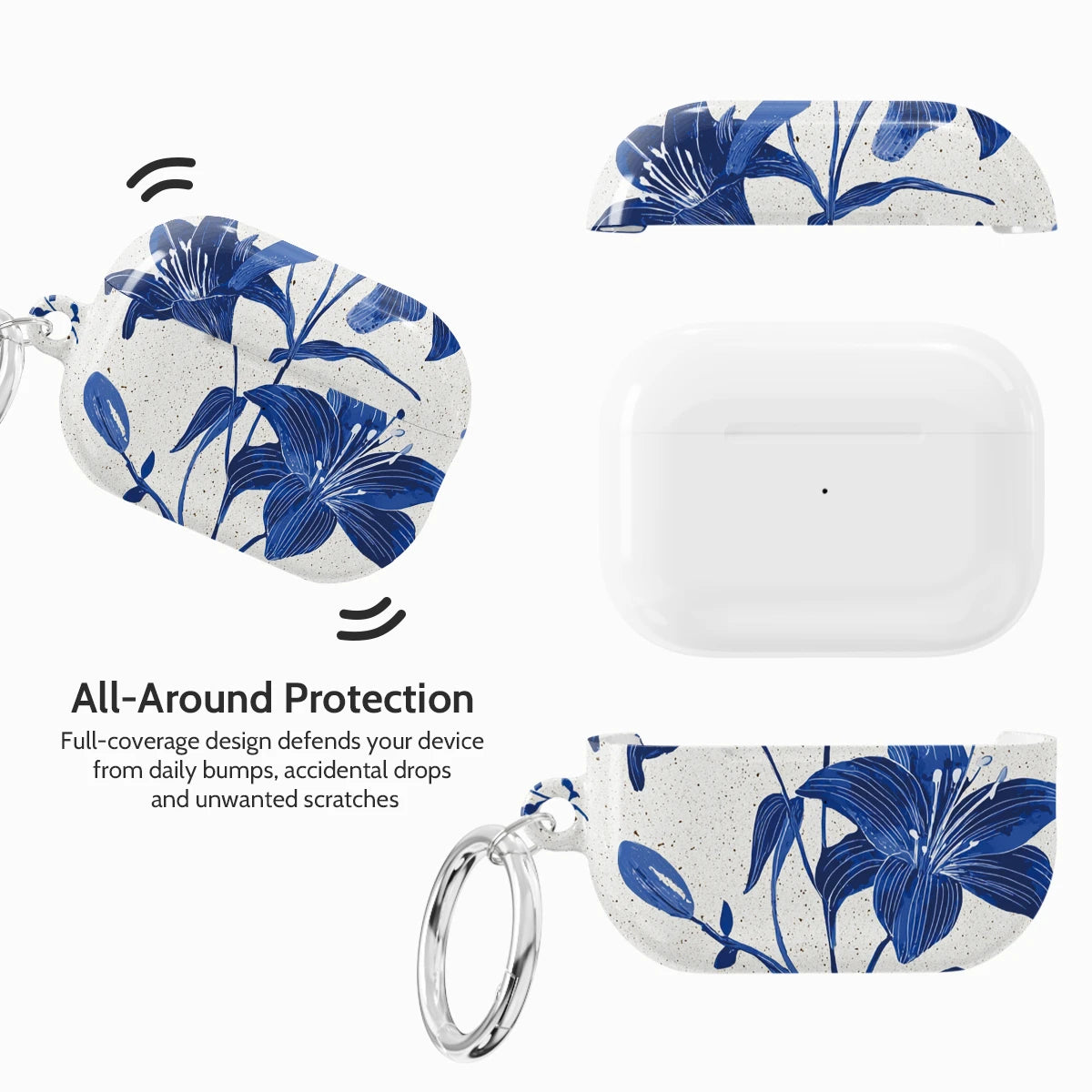 Cerulean Lily - AirPods Pro 2 Case