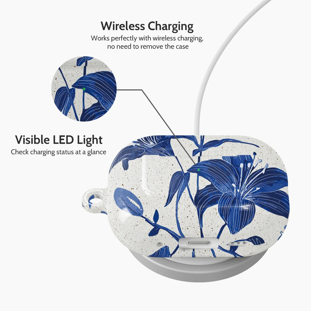 Cerulean Lily - AirPods Pro 2 Case