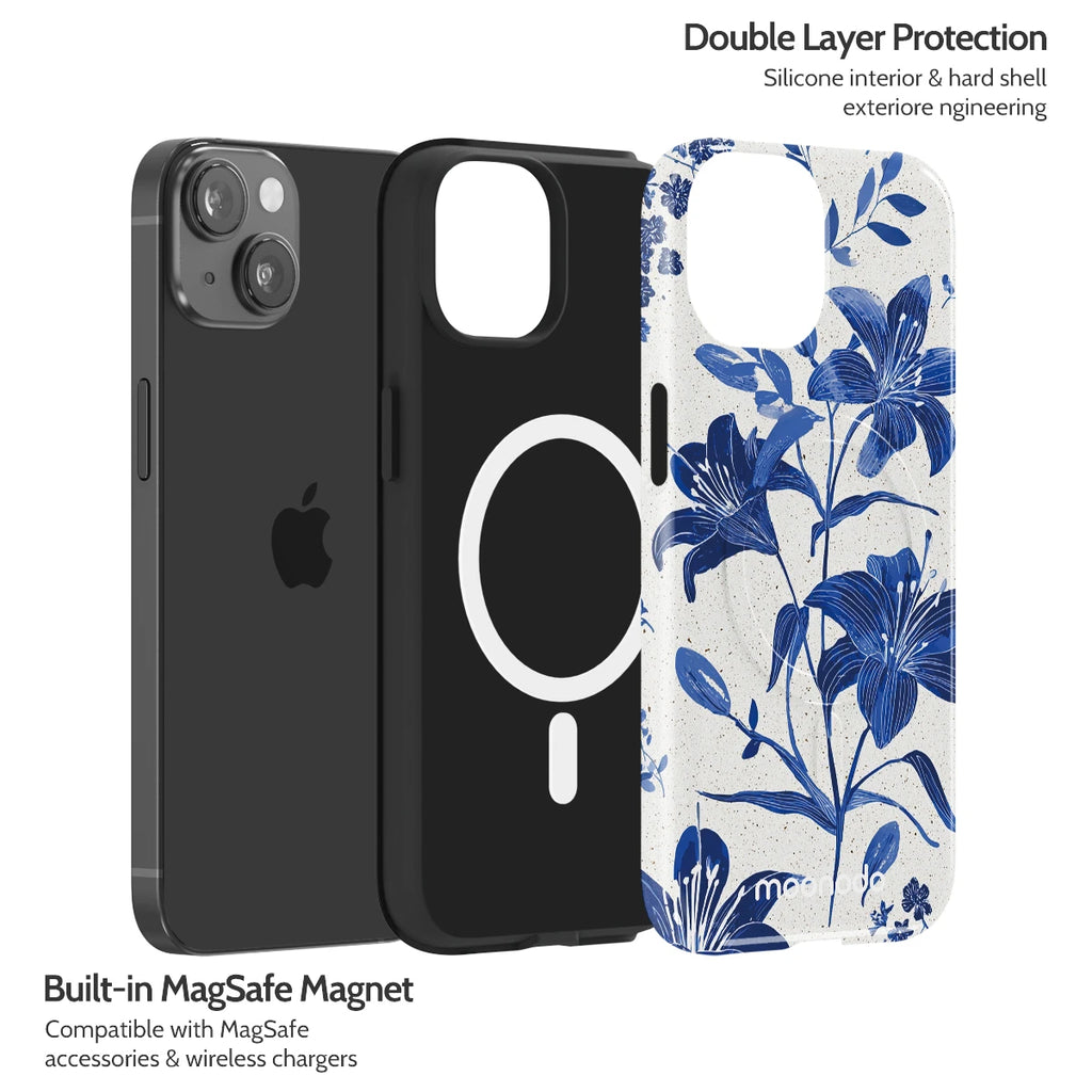 Cerulean Lily - iPhone 14 Case