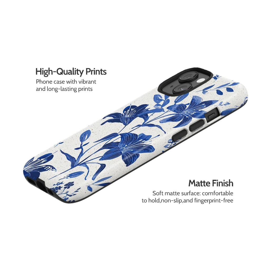 Cerulean Lily - iPhone 14 Case