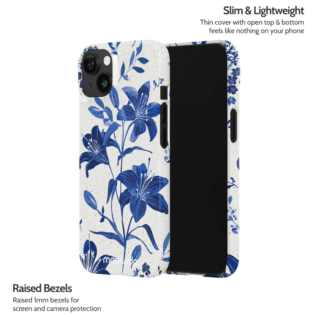 Cerulean Lily - iPhone 14 Case