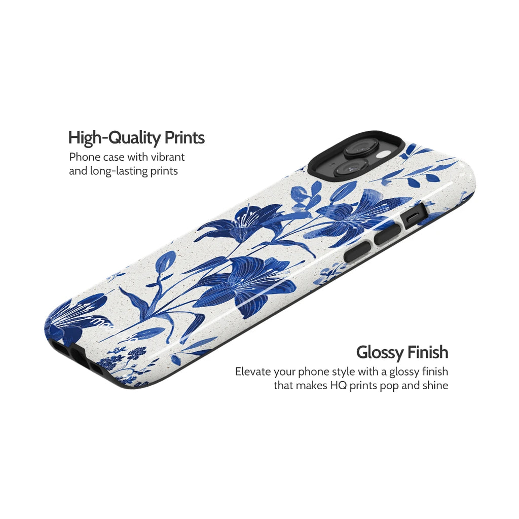 Cerulean Lily - iPhone 14 Plus Case