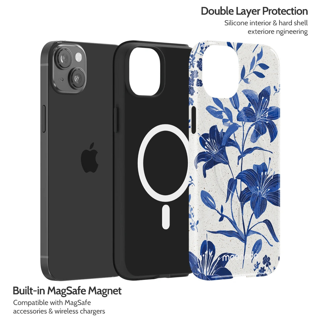 Cerulean Lily - iPhone 14 Plus Case