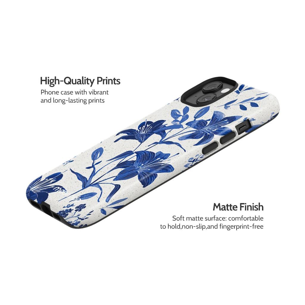 Cerulean Lily - iPhone 14 Plus Case