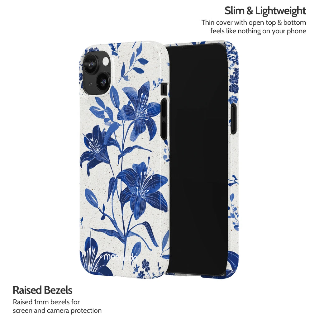 Cerulean Lily - iPhone 14 Plus Case