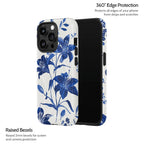 Cerulean Lily - iPhone 14 Pro Case