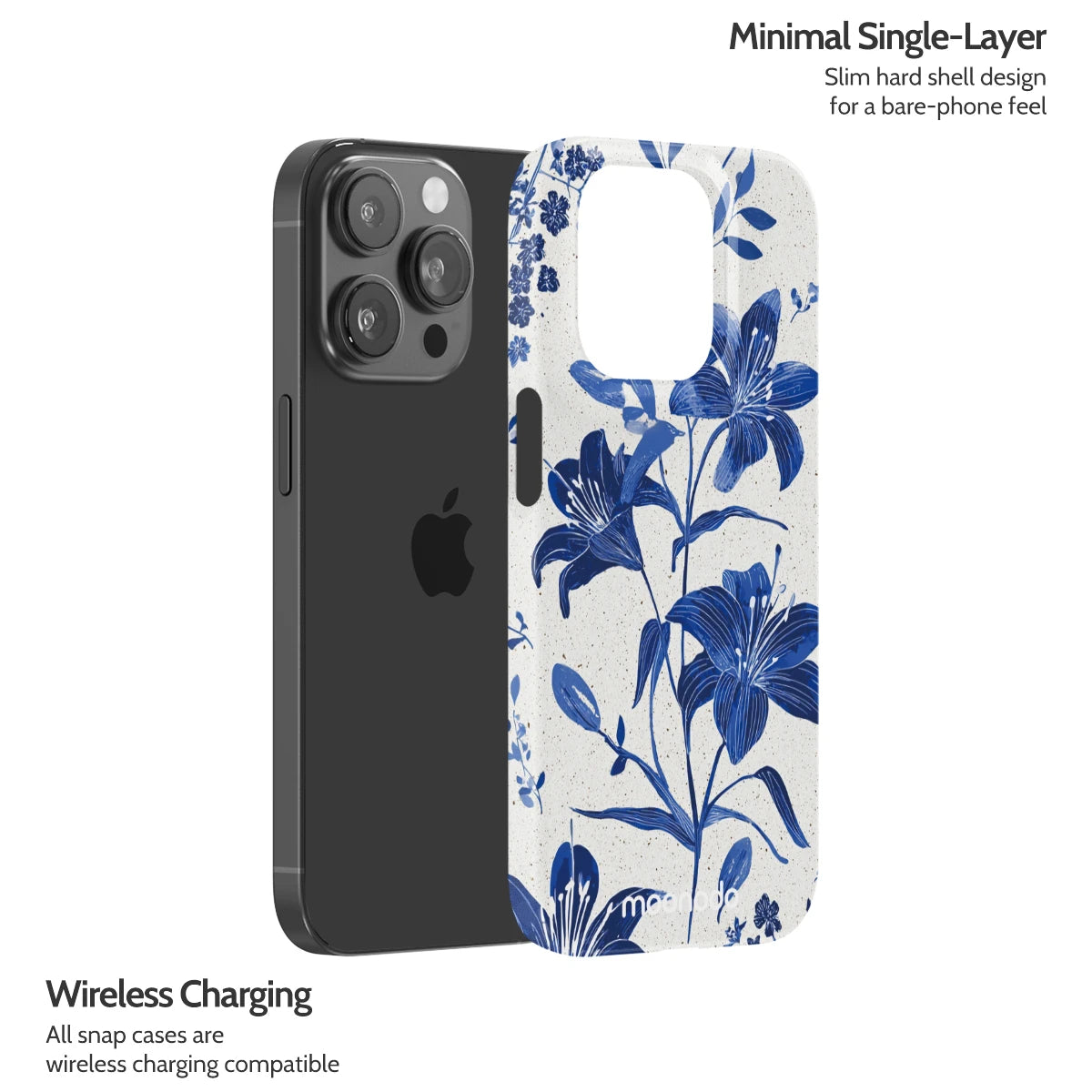 Cerulean Lily - iPhone 14 Pro Case