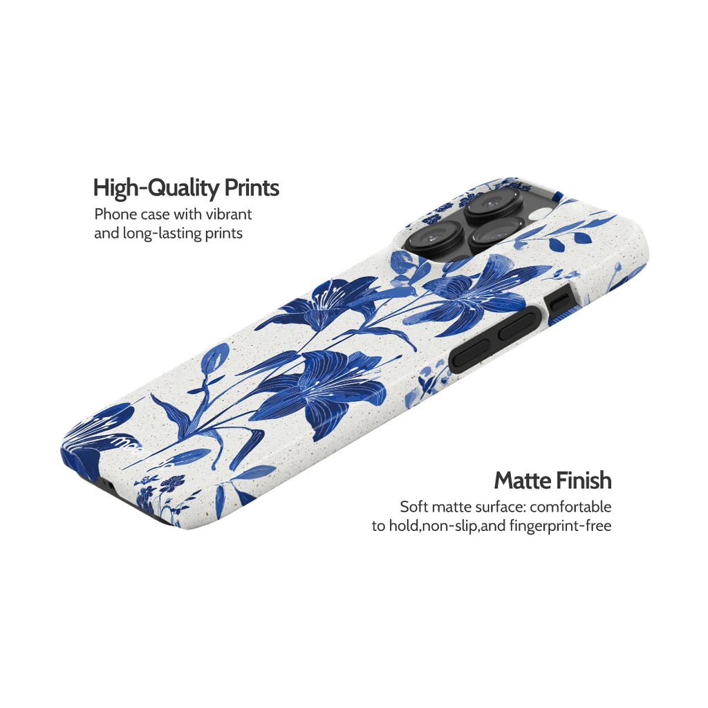 Cerulean Lily - iPhone 14 Pro Case