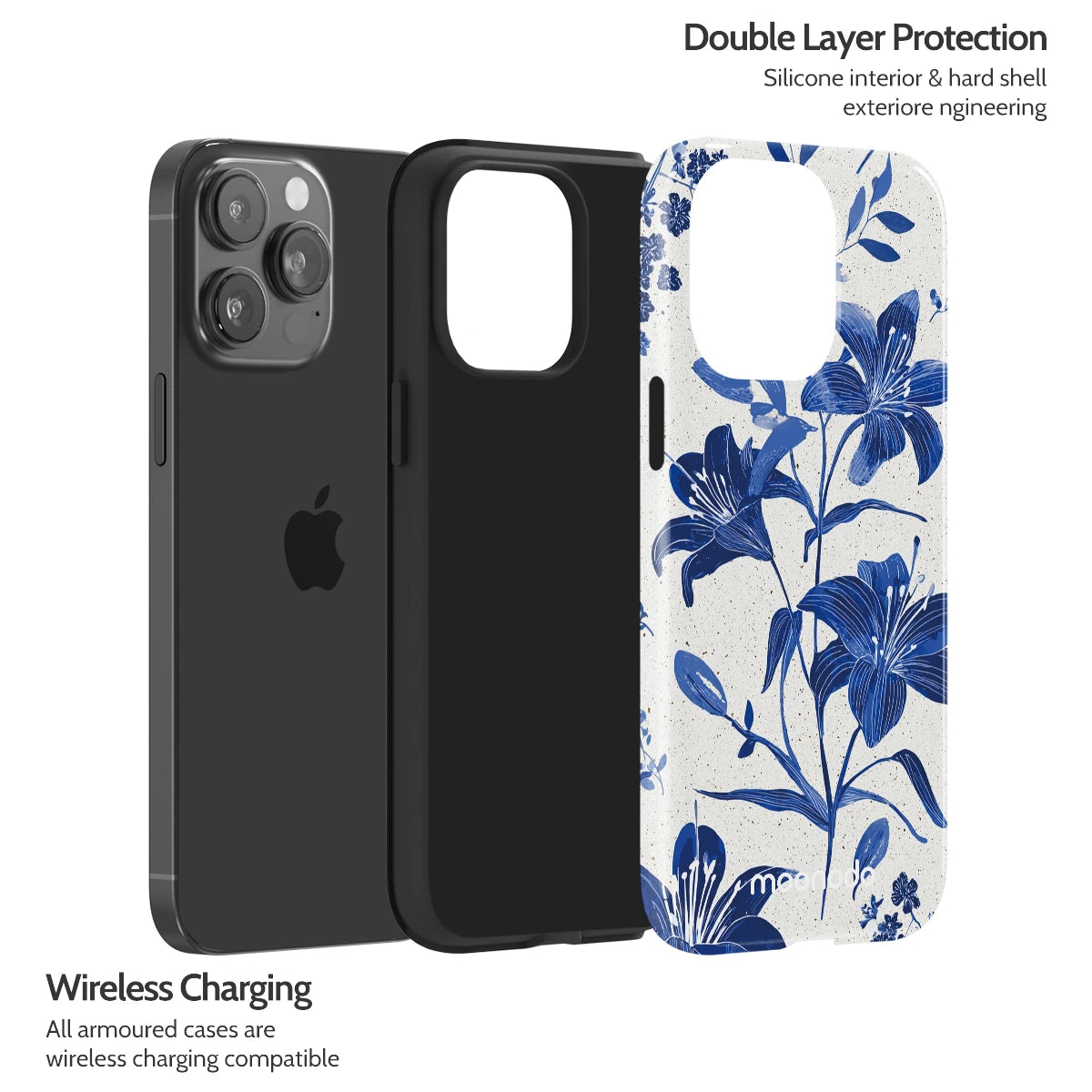 Cerulean Lily - iPhone 14 Pro Max Case