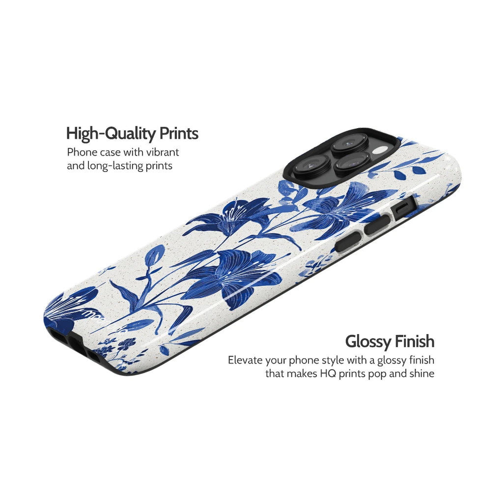 Cerulean Lily - iPhone 14 Pro Max Case