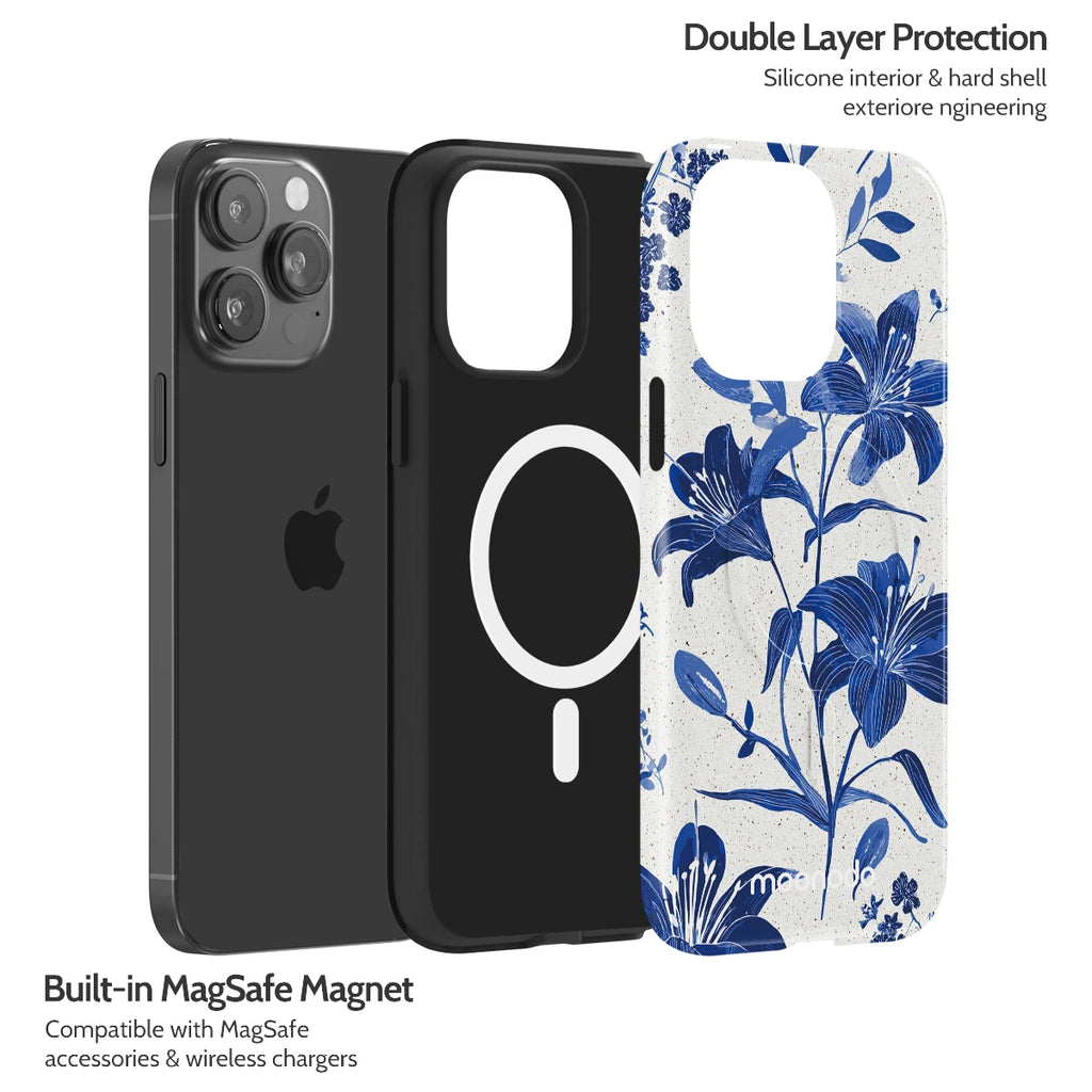 Cerulean Lily - iPhone 14 Pro Max Case