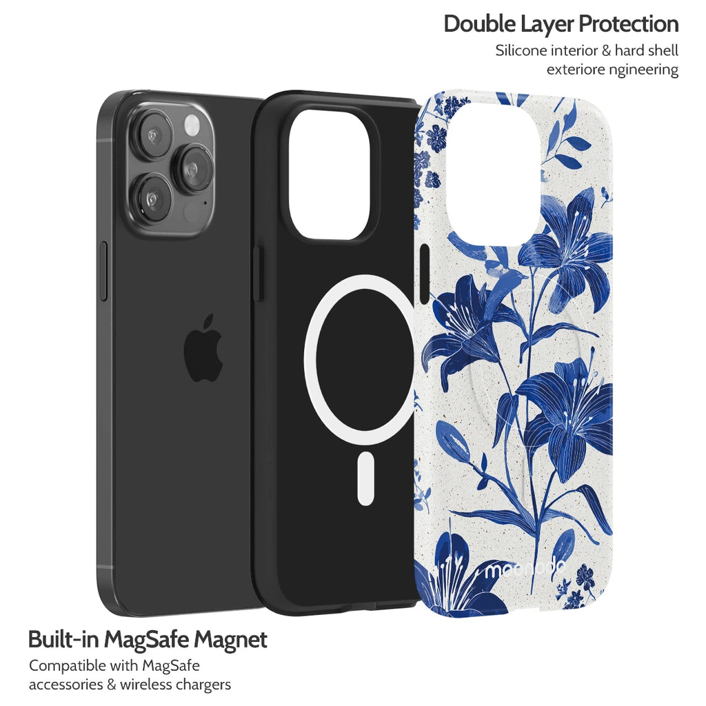 Cerulean Lily - iPhone 14 Pro Max Case
