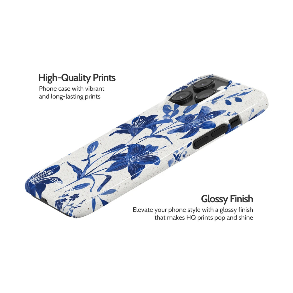 Cerulean Lily - iPhone 14 Pro Max Case