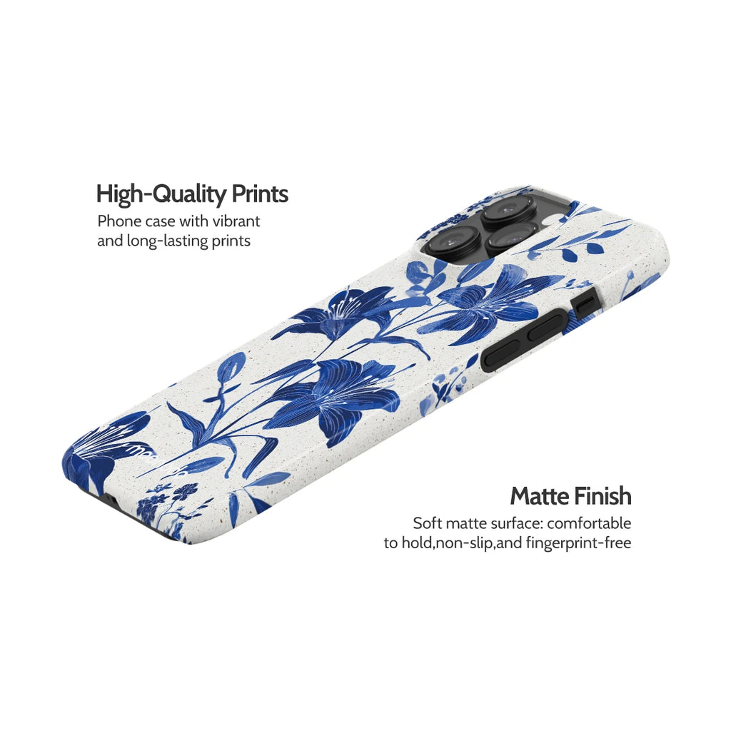 Cerulean Lily - iPhone 14 Pro Max Case