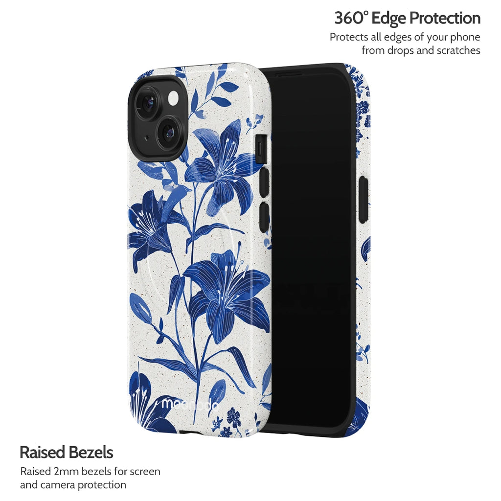 Cerulean Lily - iPhone 15 Case