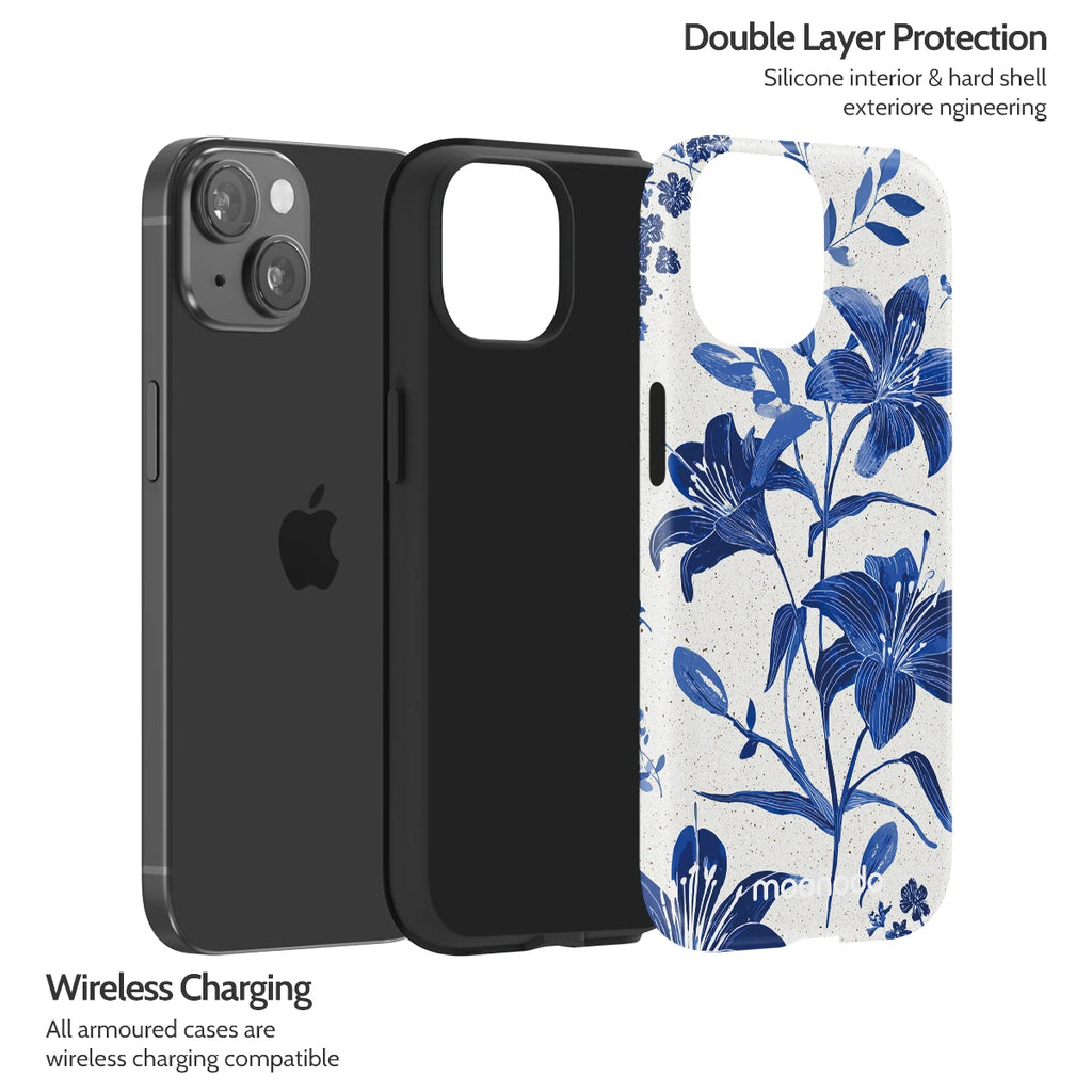 Cerulean Lily - iPhone 15 Case