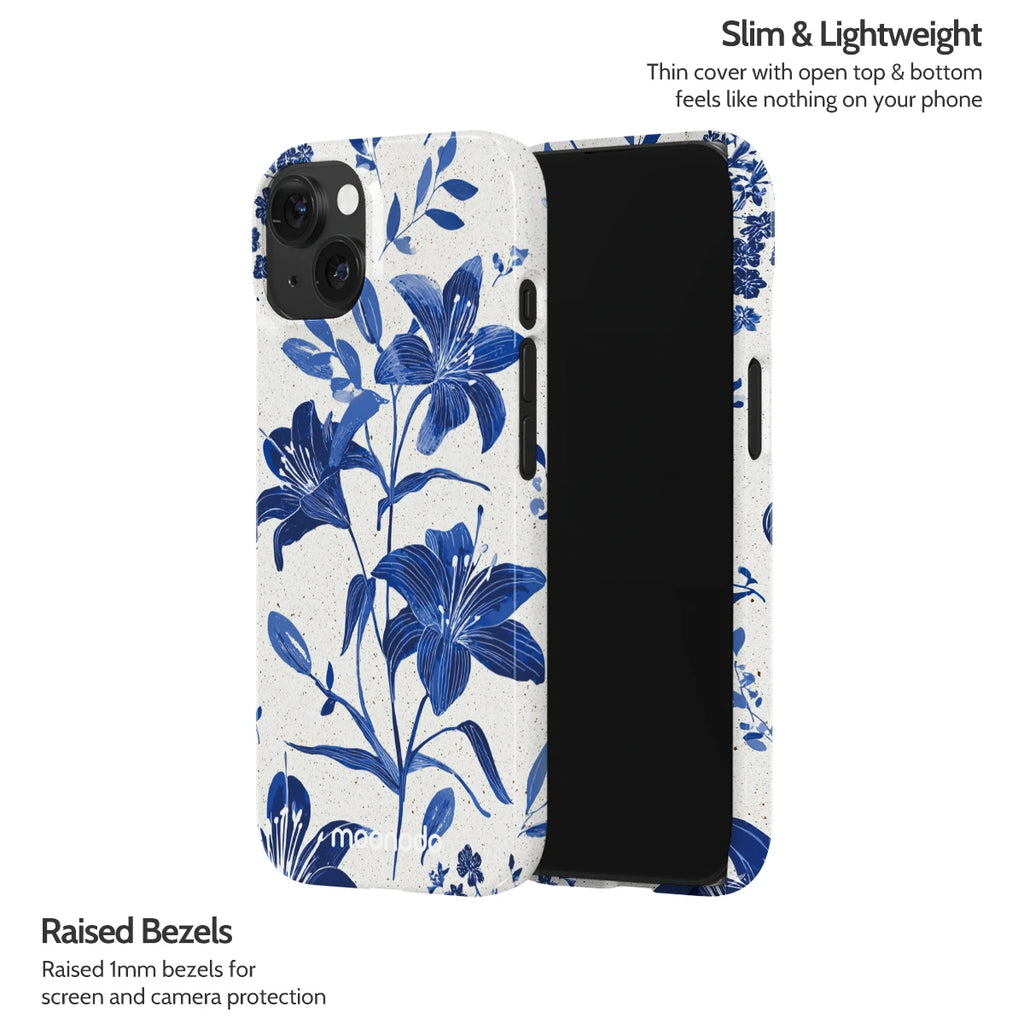 Cerulean Lily - iPhone 15 Case