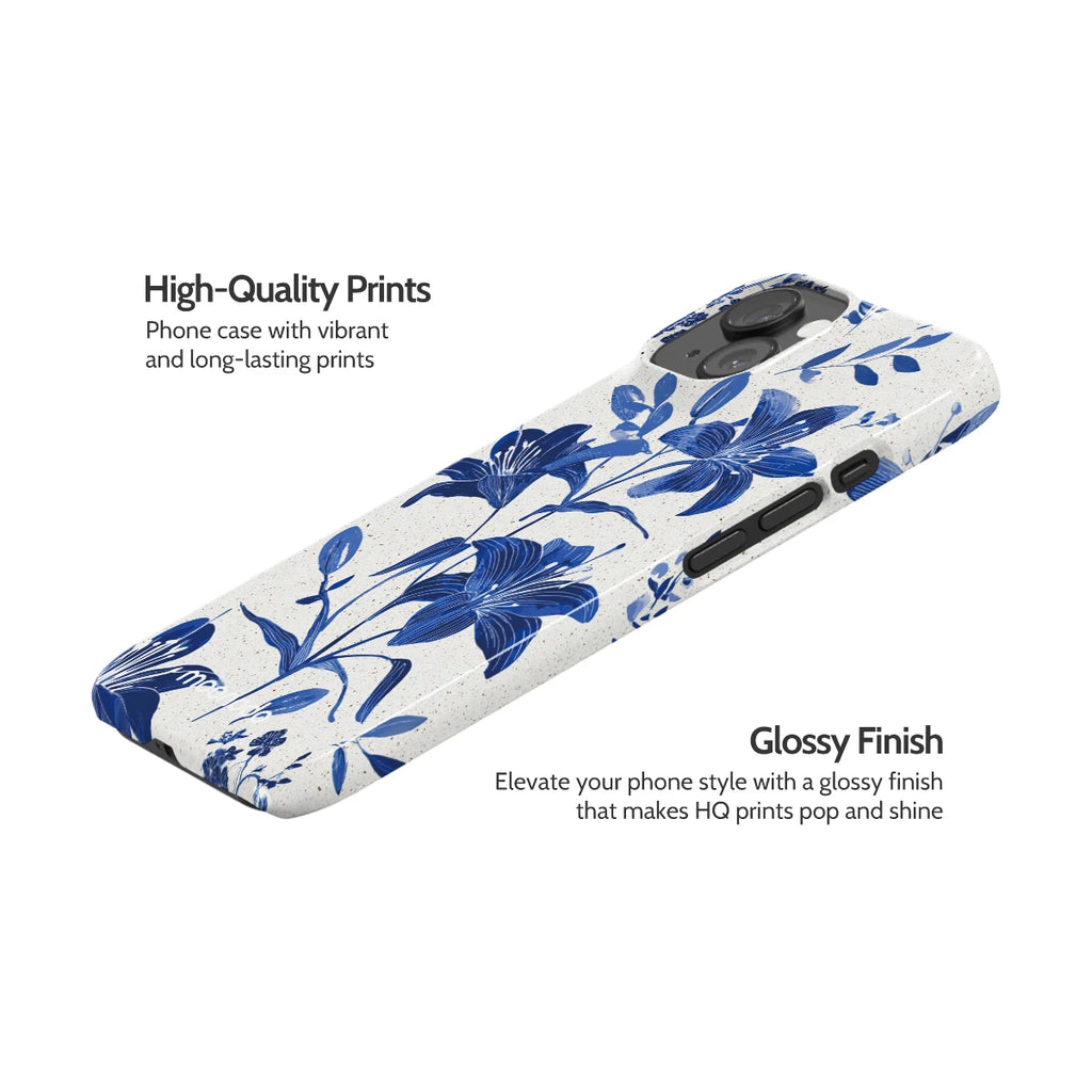 Cerulean Lily - iPhone 15 Case